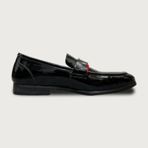 Homme de Rome - Italian Shiny Leather Loafer Shoes