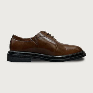 Homme Bristol – Brown Classic Toe Oxford Italian Leather Dress Shoes