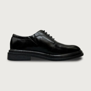 Homme Bristol – Black Classic Toe Oxford Italian Leather Dress Shoes