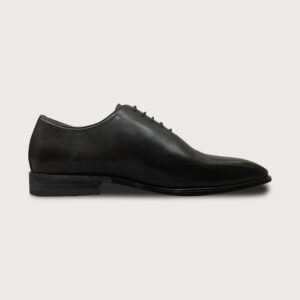 Homme Dallington – Black Wholecut Classic Oxford Italian Leather Patina Shoes