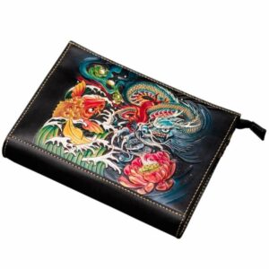 Personalized Handcrafted-Carved Leather Handbag