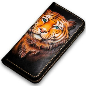 Personalized Handcrafted-Carved Leather Wallet
