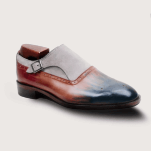 Homme Lecce - Bespoke Handmade Round Toe Single Monk Strap