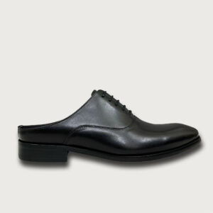 Homme Modica – Men’s Black Classic Leather Mules