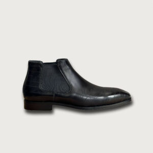Homme Caserta – The Polished Black Chelsea Boot