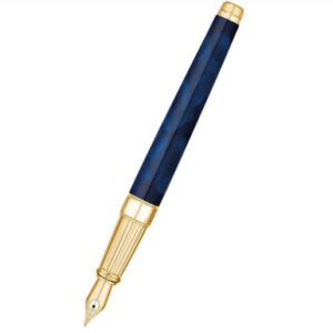 Homme Aurora Blue Lacquer Fountain Pen