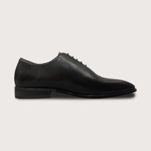 Homme Dallington 2.0 - Classic Oxford Italian Leather Patina Shoes in Black